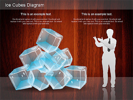 Ice Cubes Diagram, Slide 13, 01161, Business Models — PoweredTemplate.com