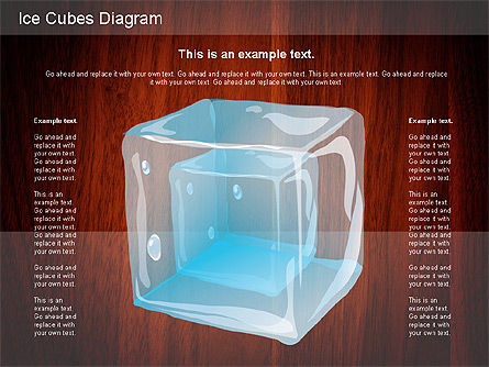 アイスキューブの図, スライド 14, 01161, ビジネスモデル — PoweredTemplate.com