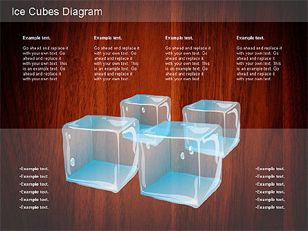 Eiswürfel-Diagramm, Folie 15, 01161, Business Modelle — PoweredTemplate.com