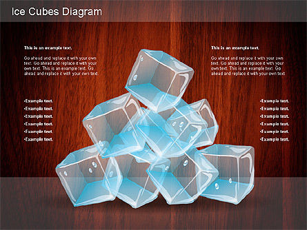 아이스 큐브 다이어그램, 슬라이드 7, 01161, 비즈니스 모델 — PoweredTemplate.com