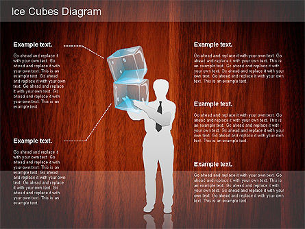 Ice Cubes Diagram, Slide 8, 01161, Business Models — PoweredTemplate.com