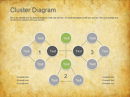 Schema Clustering, Slide 10, 01162, Diagrammi Grafici — PoweredTemplate.com