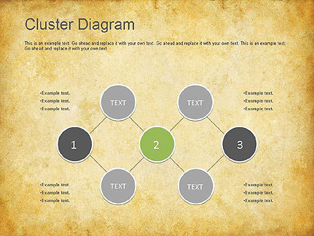 Schema Clustering, Slide 7, 01162, Diagrammi Grafici — PoweredTemplate.com