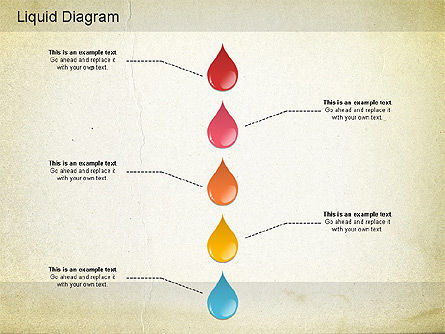 Diagramme liquide, Diapositive 10, 01163, Modèles commerciaux — PoweredTemplate.com
