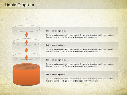 Diagramme liquide, Diapositive 11, 01163, Modèles commerciaux — PoweredTemplate.com