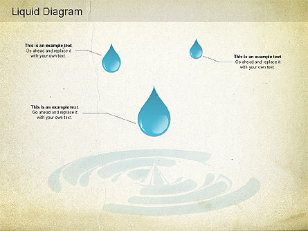 Diagramme liquide, Diapositive 2, 01163, Modèles commerciaux — PoweredTemplate.com