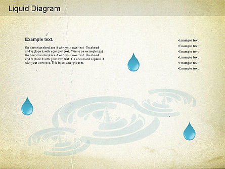 액체 다이어그램, 슬라이드 6, 01163, 비즈니스 모델 — PoweredTemplate.com
