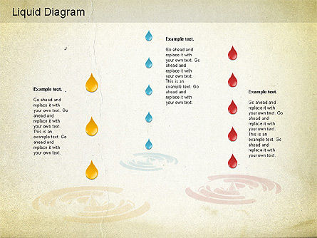 Diagramme liquide, Diapositive 8, 01163, Modèles commerciaux — PoweredTemplate.com