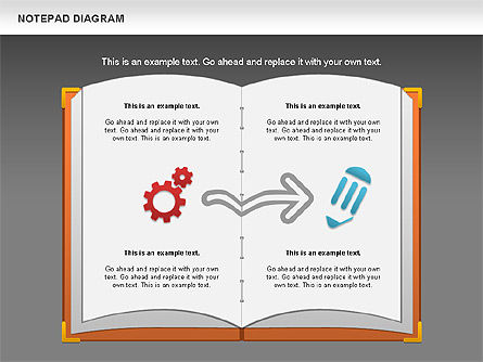 Diagram Manajemen Tugas, Slide 12, 01164, Diagram Proses — PoweredTemplate.com