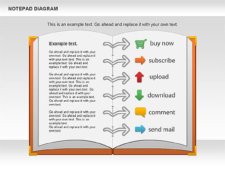 Diagram Manajemen Tugas, Slide 8, 01164, Diagram Proses — PoweredTemplate.com