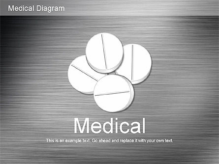 Formas médicas, Diapositiva 12, 01165, Diagramas y gráficos médicos — PoweredTemplate.com