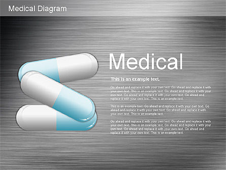 Medizinische Formen, Folie 13, 01165, Medizinische Diagramme und Charts — PoweredTemplate.com