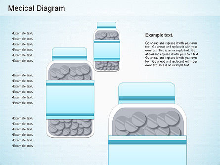 Formas médicas, Diapositiva 9, 01165, Diagramas y gráficos médicos — PoweredTemplate.com
