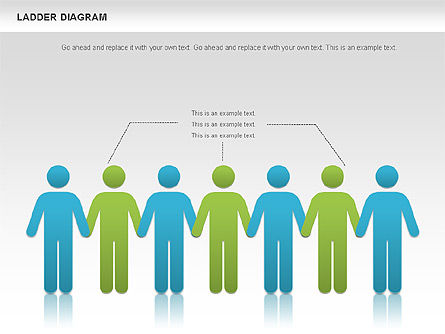 Diagrama de Ladder, Diapositiva 10, 01166, Modelos de negocios — PoweredTemplate.com