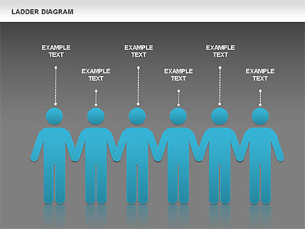 Diagramme de l'échelle, Diapositive 13, 01166, Modèles commerciaux — PoweredTemplate.com