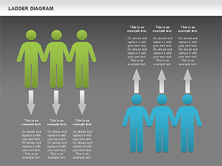 Ladderdiagramma, Dia 15, 01166, Businessmodellen — PoweredTemplate.com
