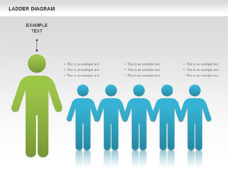 Diagram Tangga, Slide 6, 01166, Model Bisnis — PoweredTemplate.com