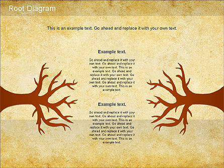 Wurzeldiagramm, Folie 10, 01168, Organisationsdiagramme — PoweredTemplate.com