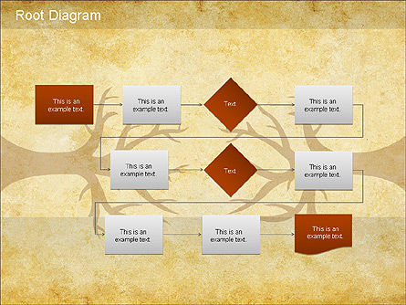 Root Diagram, Slide 11, 01168, Organizational Charts — PoweredTemplate.com