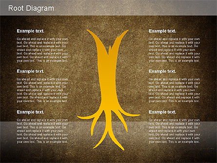 Schéma racine, Diapositive 14, 01168, Graphiques organisationnels — PoweredTemplate.com