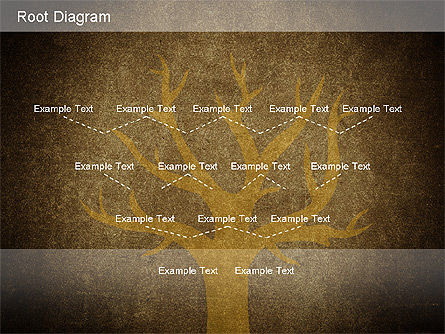 Root diagrama, Deslizar 16, 01168, Organogramas — PoweredTemplate.com