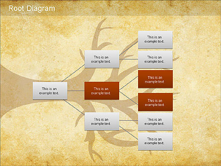 Diagram Akar, Slide 4, 01168, Bagan Organisasi — PoweredTemplate.com