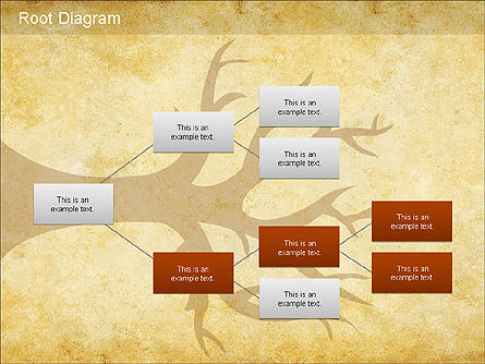 Diagram Akar, Slide 7, 01168, Bagan Organisasi — PoweredTemplate.com