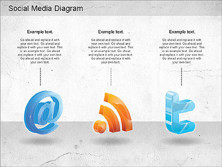 Social Media Analysis Diagram, Slide 2, 01170, Business Models — PoweredTemplate.com
