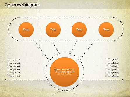 Diagrama circundado, Diapositiva 10, 01171, Modelos de negocios — PoweredTemplate.com