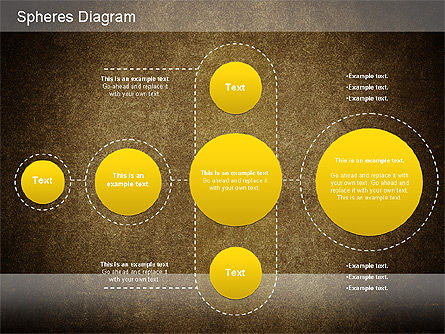 Circled diagrama, Deslizar 14, 01171, Modelos de Negócio — PoweredTemplate.com