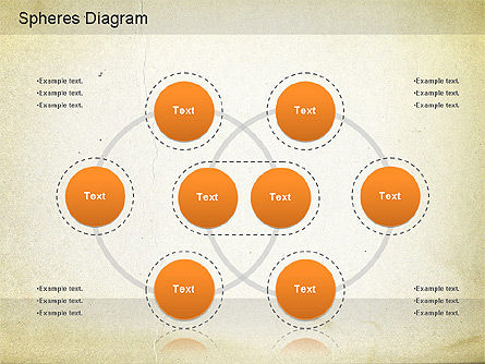 Circled diagrama, Deslizar 6, 01171, Modelos de Negócio — PoweredTemplate.com