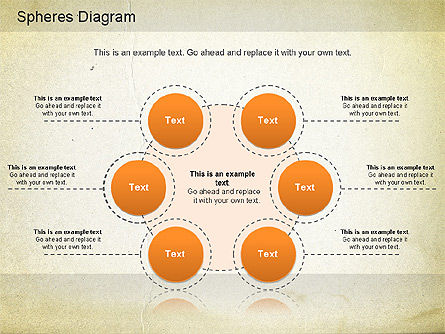 Diagrama circundado, Diapositiva 9, 01171, Modelos de negocios — PoweredTemplate.com