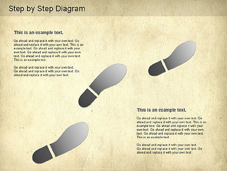 Langkah Demi Langkah Diagram, Slide 9, 01173, Diagram Panggung — PoweredTemplate.com