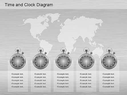 Time and Clock Shapes, Slide 10, 01175, Shapes — PoweredTemplate.com