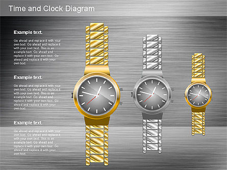 Time and Clock Shapes, Slide 14, 01175, Shapes — PoweredTemplate.com