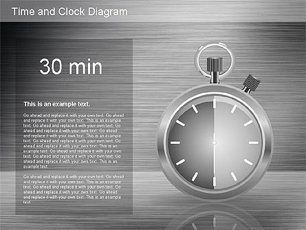 Time and Clock Shapes, Slide 15, 01175, Shapes — PoweredTemplate.com
