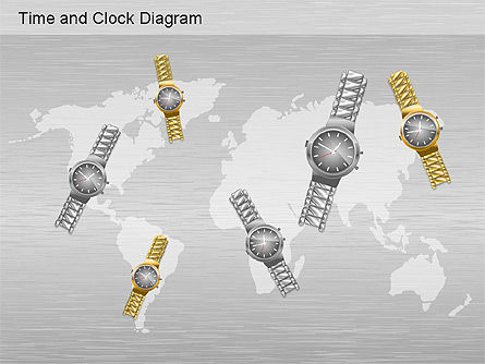 Time and Clock Shapes, Slide 8, 01175, Shapes — PoweredTemplate.com