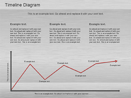 Timeline diagrammen set, Dia 10, 01176, Timelines & Calendars — PoweredTemplate.com