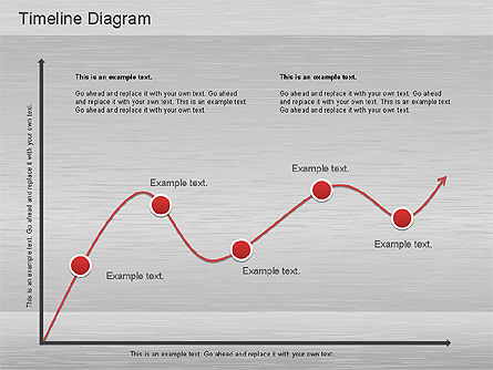 Timeline diagrammen set, Dia 3, 01176, Timelines & Calendars — PoweredTemplate.com