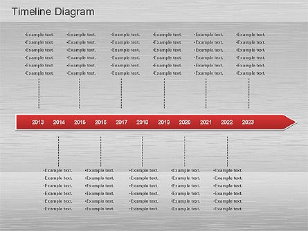 Timeline Diagrams Set, Slide 8, 01176, Timelines & Calendars — PoweredTemplate.com