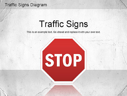 交通标志形状, PowerPoint模板, 01177, 形状 — PoweredTemplate.com