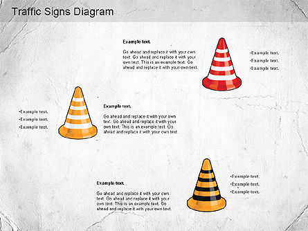 Formas de sinais de trânsito, Deslizar 10, 01177, Formas — PoweredTemplate.com