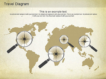 World Travel Diagram, Slide 8, 01178, Presentation Templates — PoweredTemplate.com