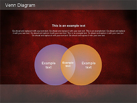 Diagrama de Venn del estilo del vintage, Diapositiva 13, 01179, Modelos de negocios — PoweredTemplate.com