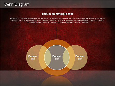 Diagrama de Venn del estilo del vintage, Diapositiva 16, 01179, Modelos de negocios — PoweredTemplate.com