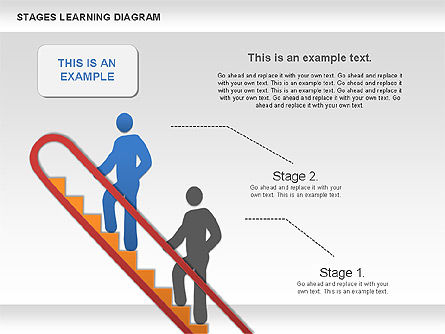 Schéma d'entraînement de scène, Diapositive 2, 01180, Schémas d'étapes — PoweredTemplate.com