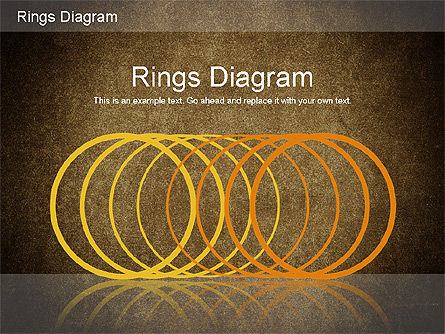 Diagrama de anillos, Diapositiva 12, 01181, Modelos de negocios — PoweredTemplate.com