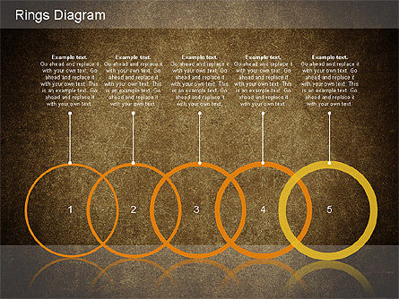 Diagrama de anillos, Diapositiva 13, 01181, Modelos de negocios — PoweredTemplate.com
