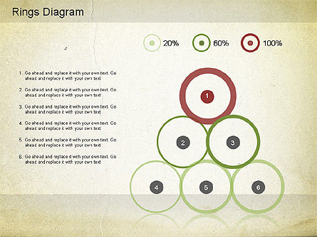 Diagrama de anillos, Diapositiva 5, 01181, Modelos de negocios — PoweredTemplate.com