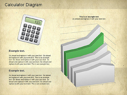 Diagram Kalkulator, Slide 10, 01182, Bagan dan Diagram Pendidikan — PoweredTemplate.com